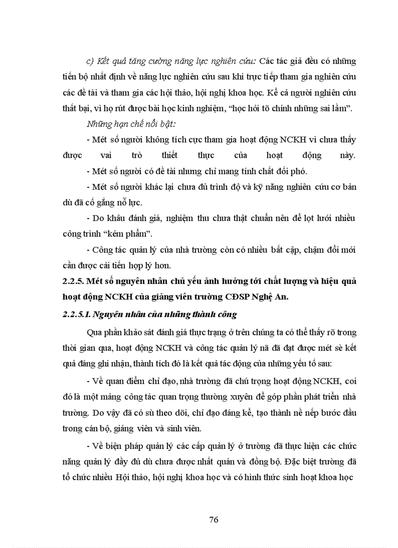 image for page Một số biện pháp cải tiến công tác quản lý hoạt động NCKH của giảng viên trường CĐSP Nghệ An