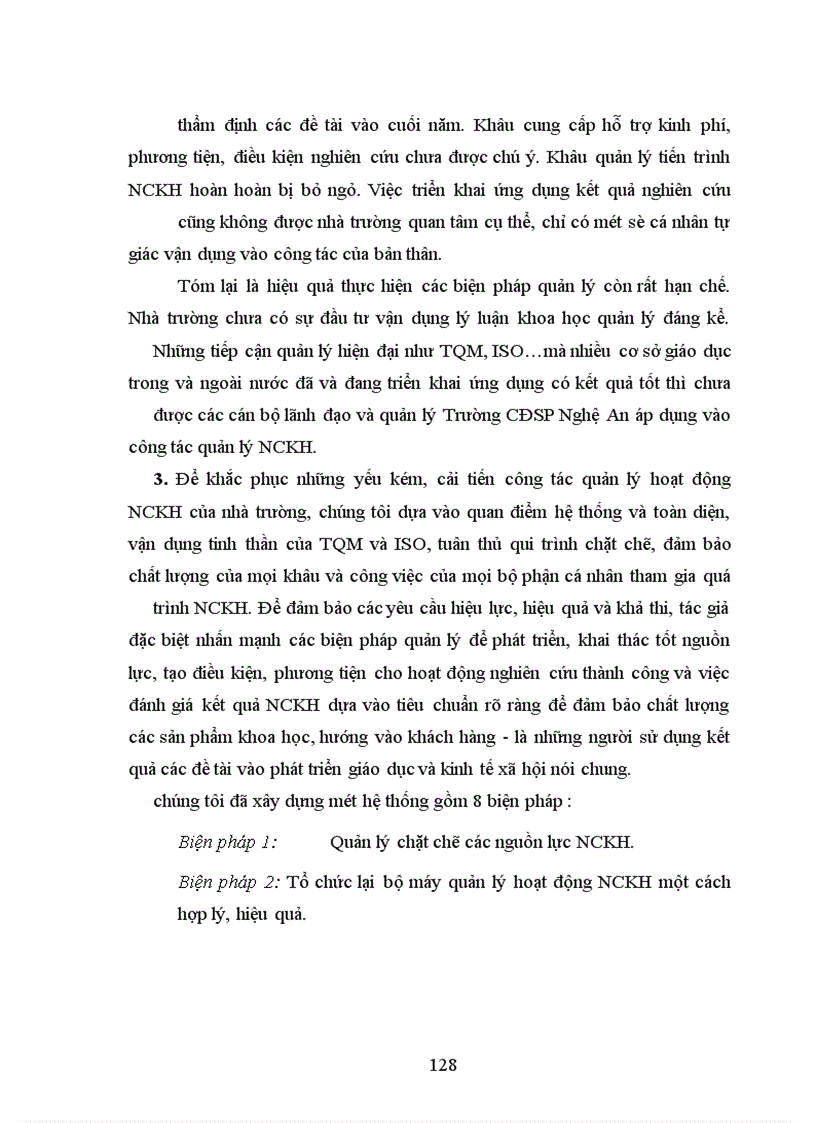 image for page Một số biện pháp cải tiến công tác quản lý hoạt động NCKH của giảng viên trường CĐSP Nghệ An