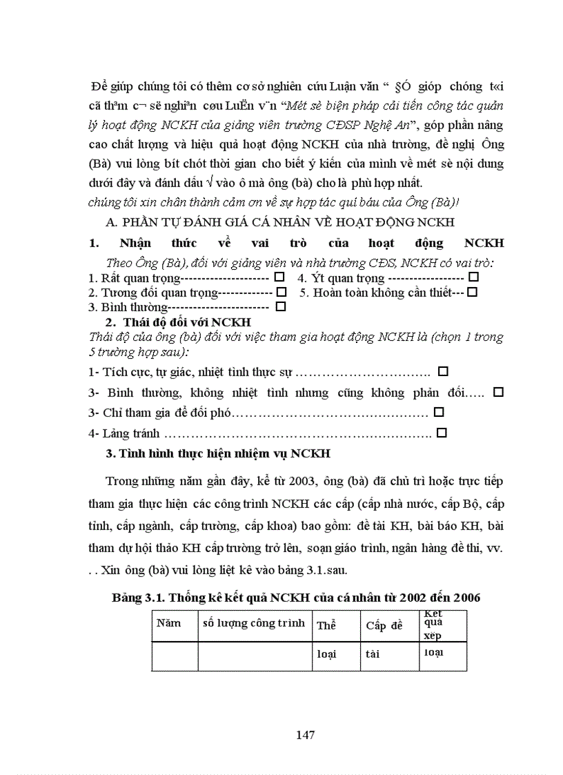 image for page Một số biện pháp cải tiến công tác quản lý hoạt động NCKH của giảng viên trường CĐSP Nghệ An