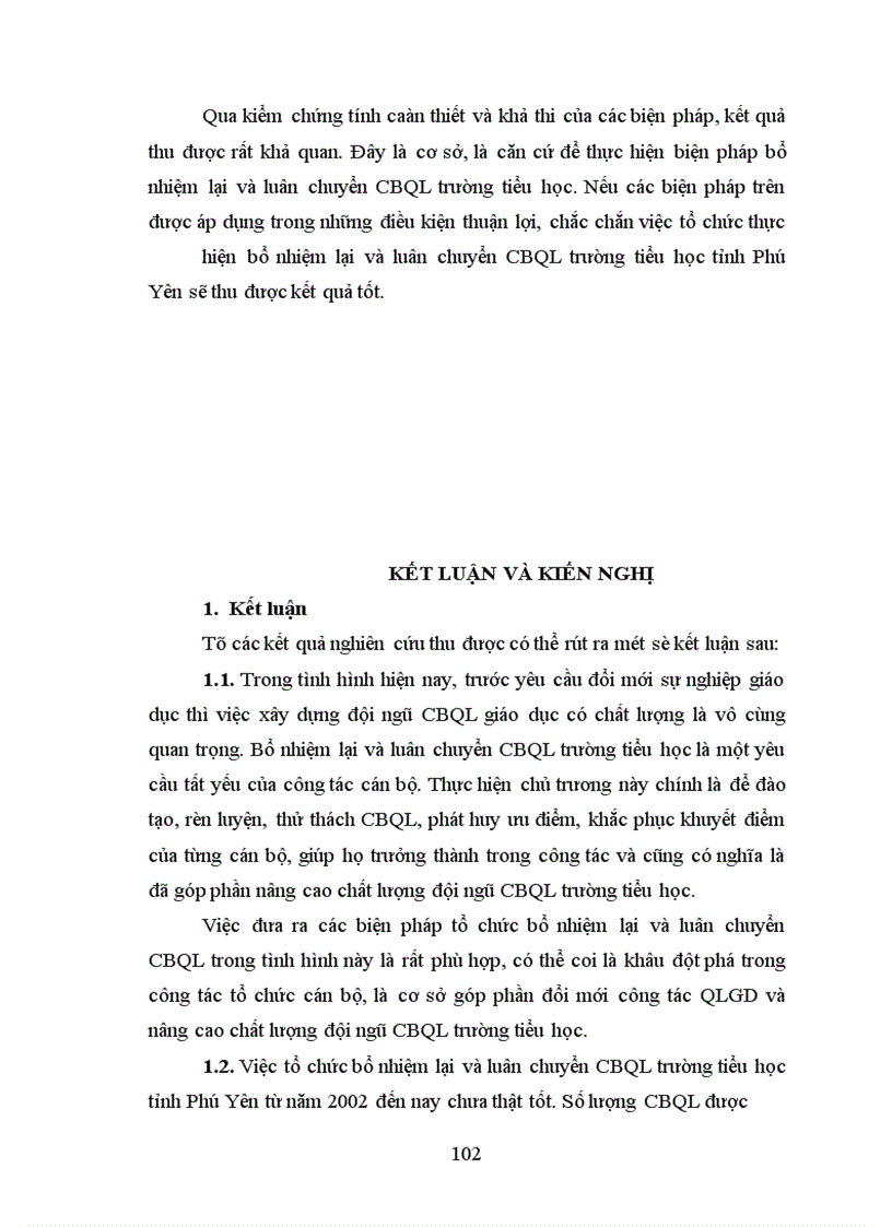 image for page Biện pháp tổ chức bổ nhiệm lại và luân chuyển cán bộ nhằm nâng cao chất lượng đội ngũ CBQL các trường tiểu học tỉnh Phú Yên