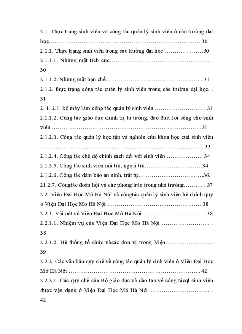 image for page Một số biện pháp quản lý sinh viên hệ chính quy nhằm góp phần nâng cao chất lượng đào tạo ở Viện Đại Học Mở Hà Nội
