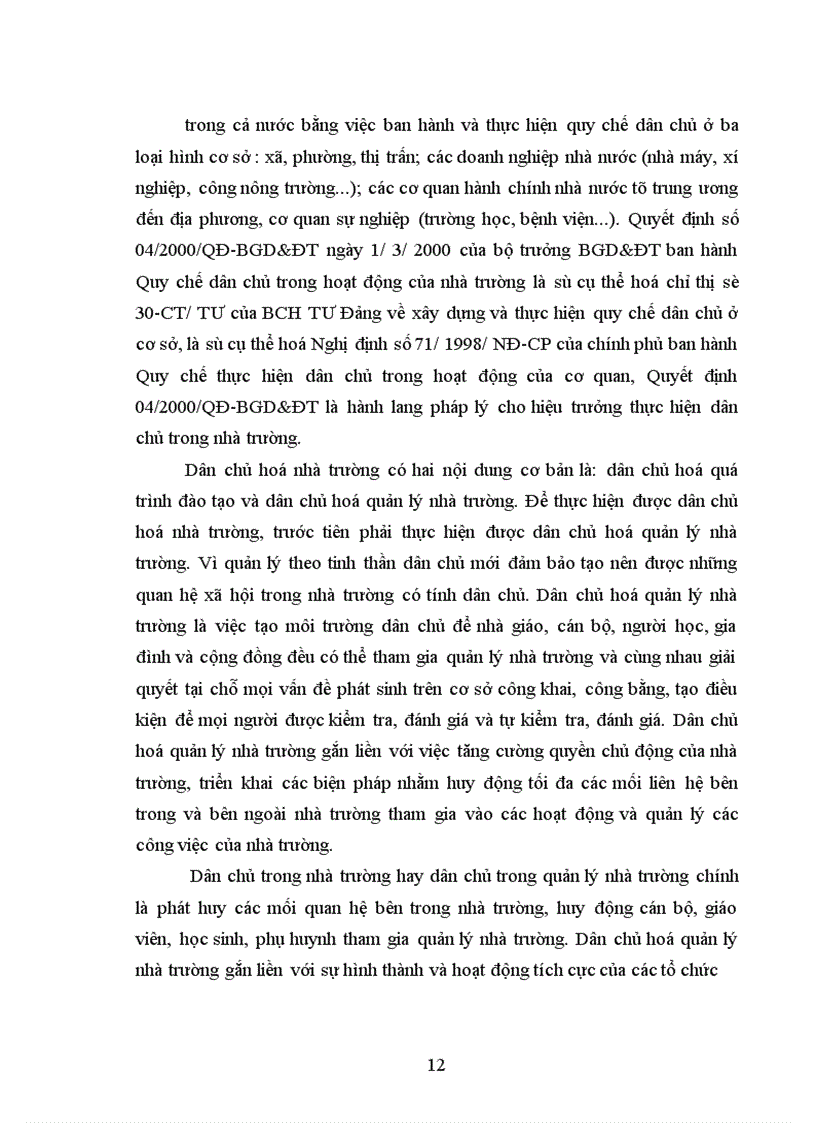 image for page Những biện pháp nhằm tăng cường thực hiện dân chủ trong quản lý trường trung học phổ thông ở tỉnh Yên Bái.