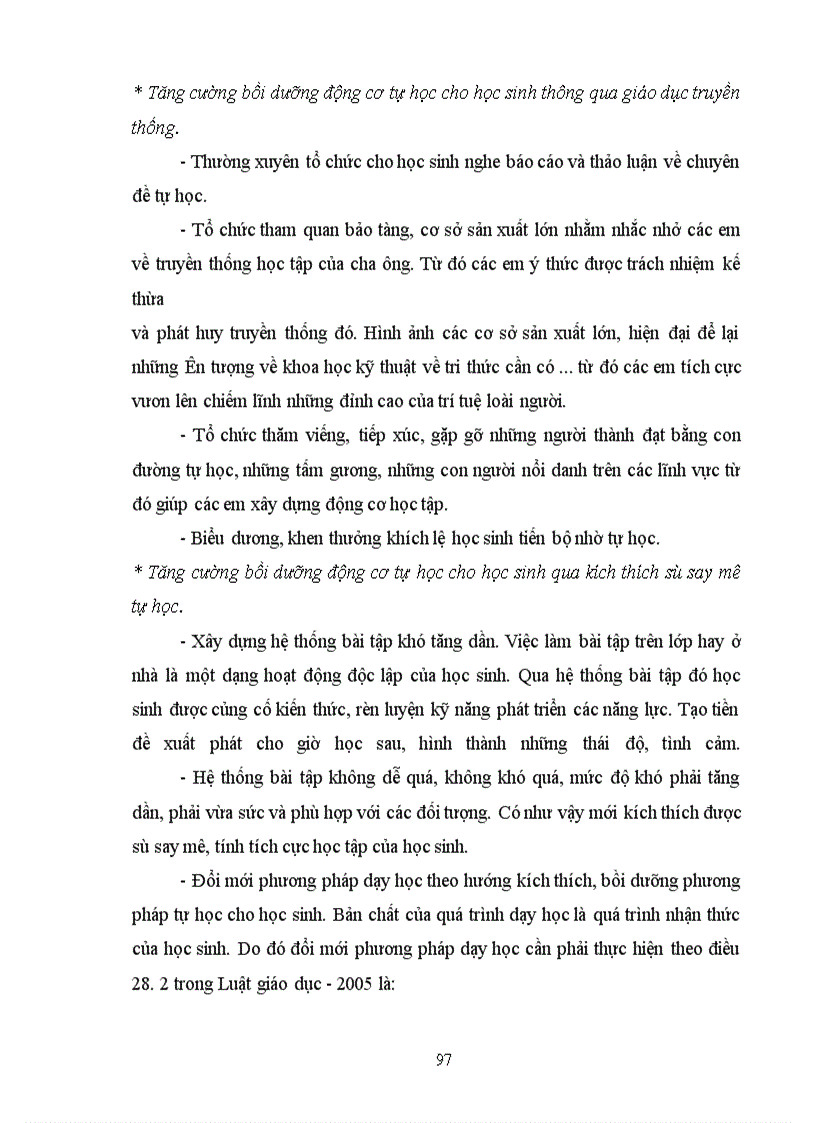 image for page Biện pháp quản lý hoạt động dạy học của hiệu trưởng các trường THCS thực hiện chương trình - SGK mới tại huyện Thuận Thành - Tỉnh Bắc Ninh