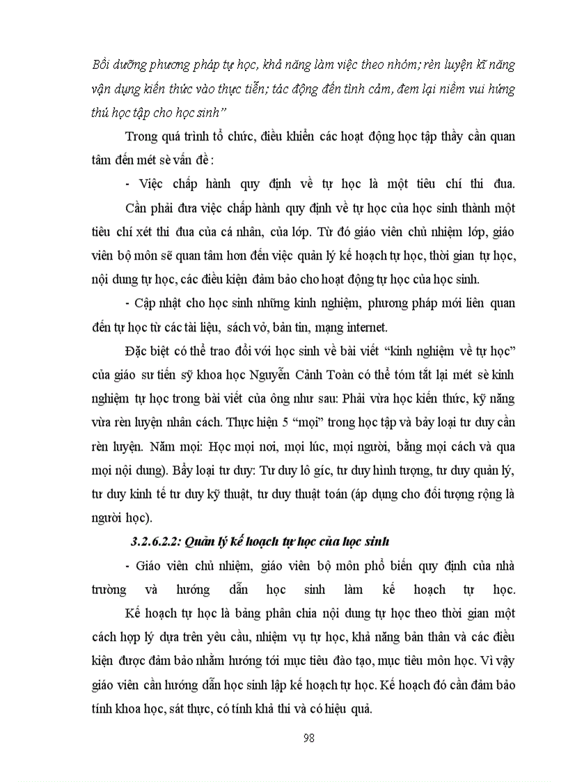 image for page Biện pháp quản lý hoạt động dạy học của hiệu trưởng các trường THCS thực hiện chương trình - SGK mới tại huyện Thuận Thành - Tỉnh Bắc Ninh