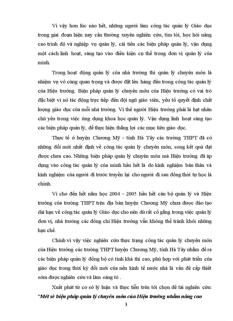 image for page Một số biện pháp quản lý chuyên môn của Hiệu trưởng nhằm nâng cao chất lượng dạy học của giáo viên THPT huyện Chương Mỹ, tỉnh Hà Tây