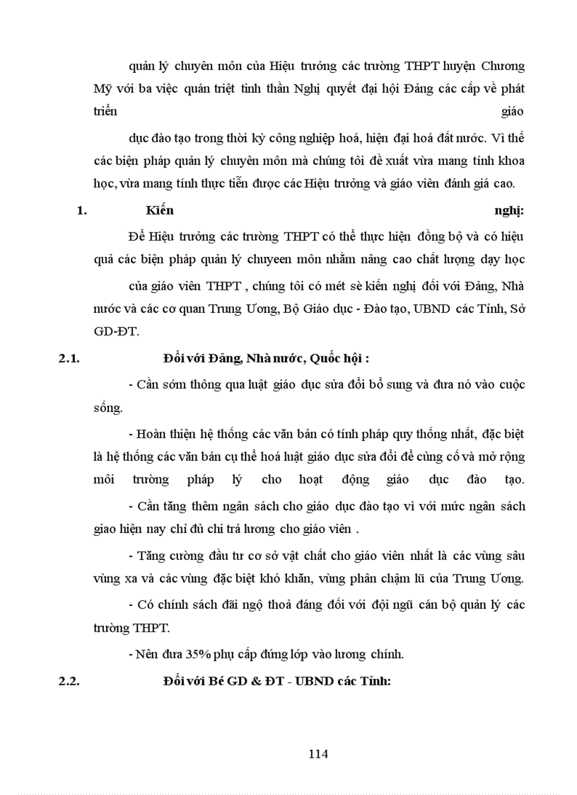 image for page Một số biện pháp quản lý chuyên môn của Hiệu trưởng nhằm nâng cao chất lượng dạy học của giáo viên THPT huyện Chương Mỹ, tỉnh Hà Tây