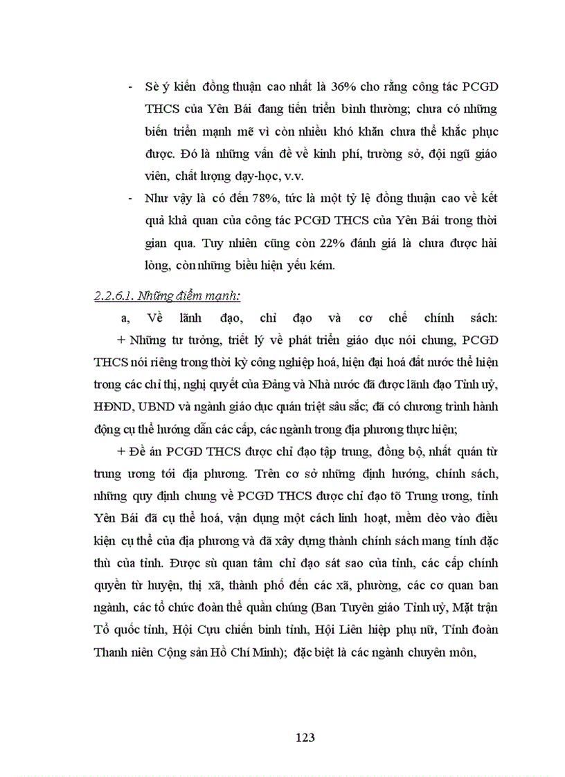 image for page Một số biện pháp quản lý công tác phổ cập giáo dục trung học cơ sở ở tỉnh Yên Bái đến năm 2010