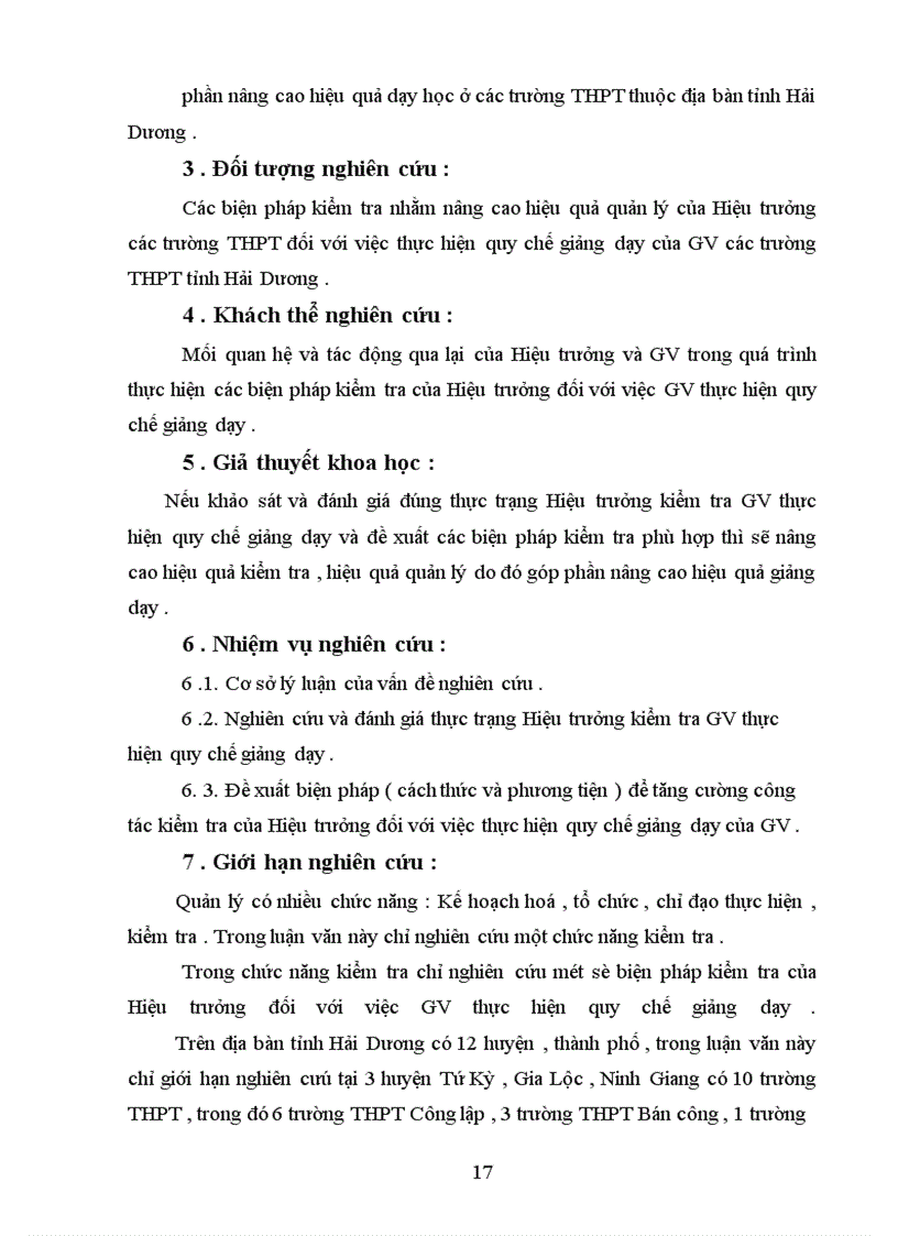 image for page Một số biện pháp kiểm tra nhằm tăng cường hiệu quả quản lý quy chế chuyên môn của Hiệu trưởng tại các trường THPT trên địa bàn tỉnh Hải Dương