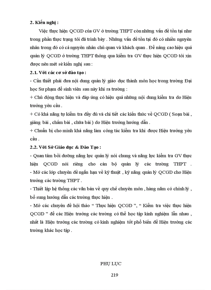 image for page Một số biện pháp kiểm tra nhằm tăng cường hiệu quả quản lý quy chế chuyên môn của Hiệu trưởng tại các trường THPT trên địa bàn tỉnh Hải Dương