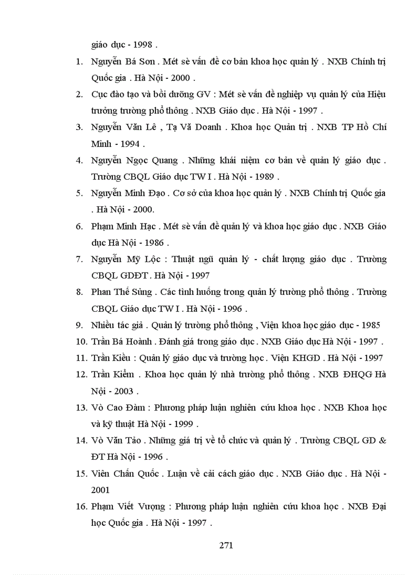 image for page Một số biện pháp kiểm tra nhằm tăng cường hiệu quả quản lý quy chế chuyên môn của Hiệu trưởng tại các trường THPT trên địa bàn tỉnh Hải Dương