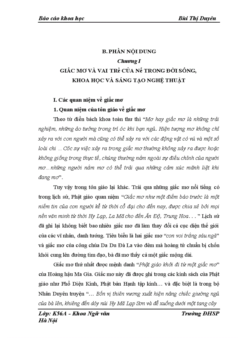 image for page Nghiên cứu vấn đề giấc mơ trong hai tác phẩm : “Phiên chợ Giát” của Nguyễn Minh Châu và “Ông già và biển cả” của Hê- ming- uê