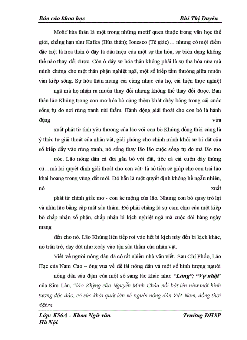 image for page Nghiên cứu vấn đề giấc mơ trong hai tác phẩm : “Phiên chợ Giát” của Nguyễn Minh Châu và “Ông già và biển cả” của Hê- ming- uê