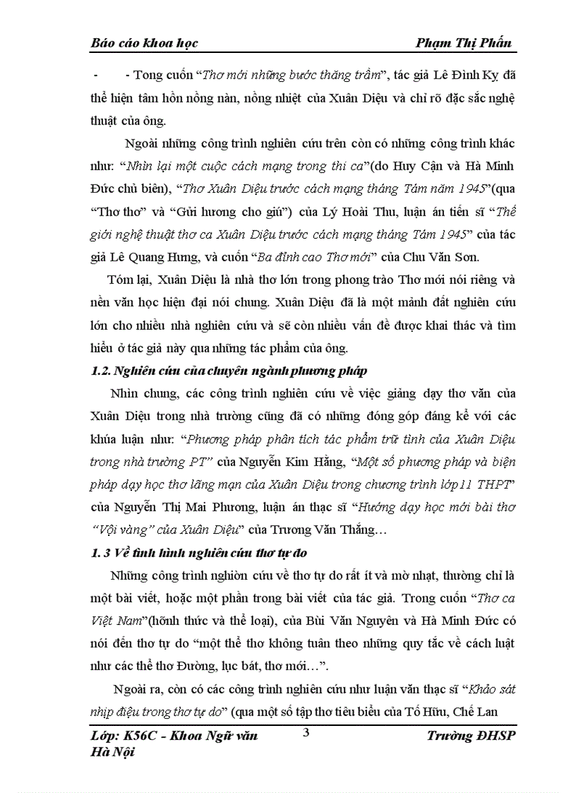 image for page Tổ chức dạy học bài thơ “Vội vàng” của Xuân Diệu theo đặc điểm của thơ tự do