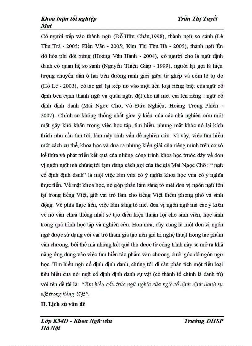 image for page Tìm hiểu cấu trúc ngữ nghĩa của ngữ cố định định danh sự vật trong tiếng Việt