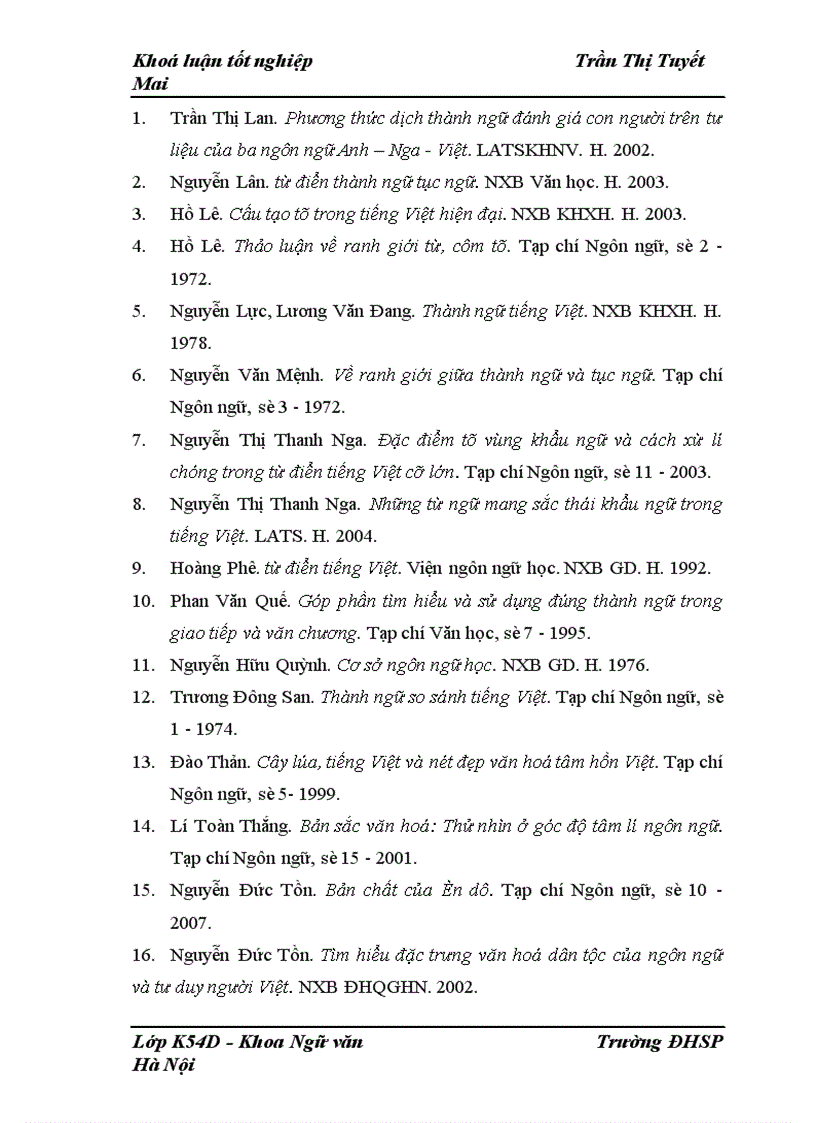 image for page Tìm hiểu cấu trúc ngữ nghĩa của ngữ cố định định danh sự vật trong tiếng Việt