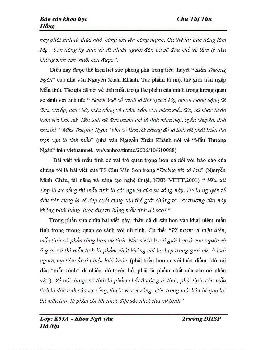 image for page Biểu hiện của tính mẫu trong thơ Hoàng Cầm