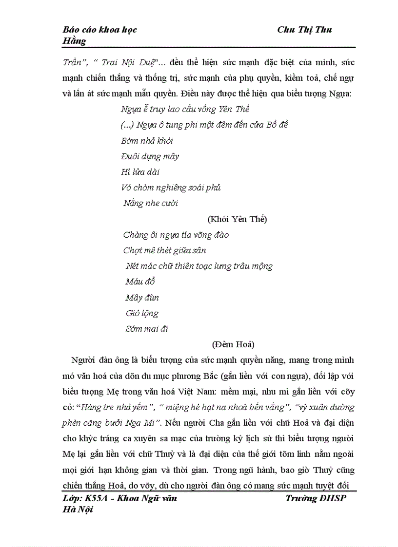 image for page Biểu hiện của tính mẫu trong thơ Hoàng Cầm