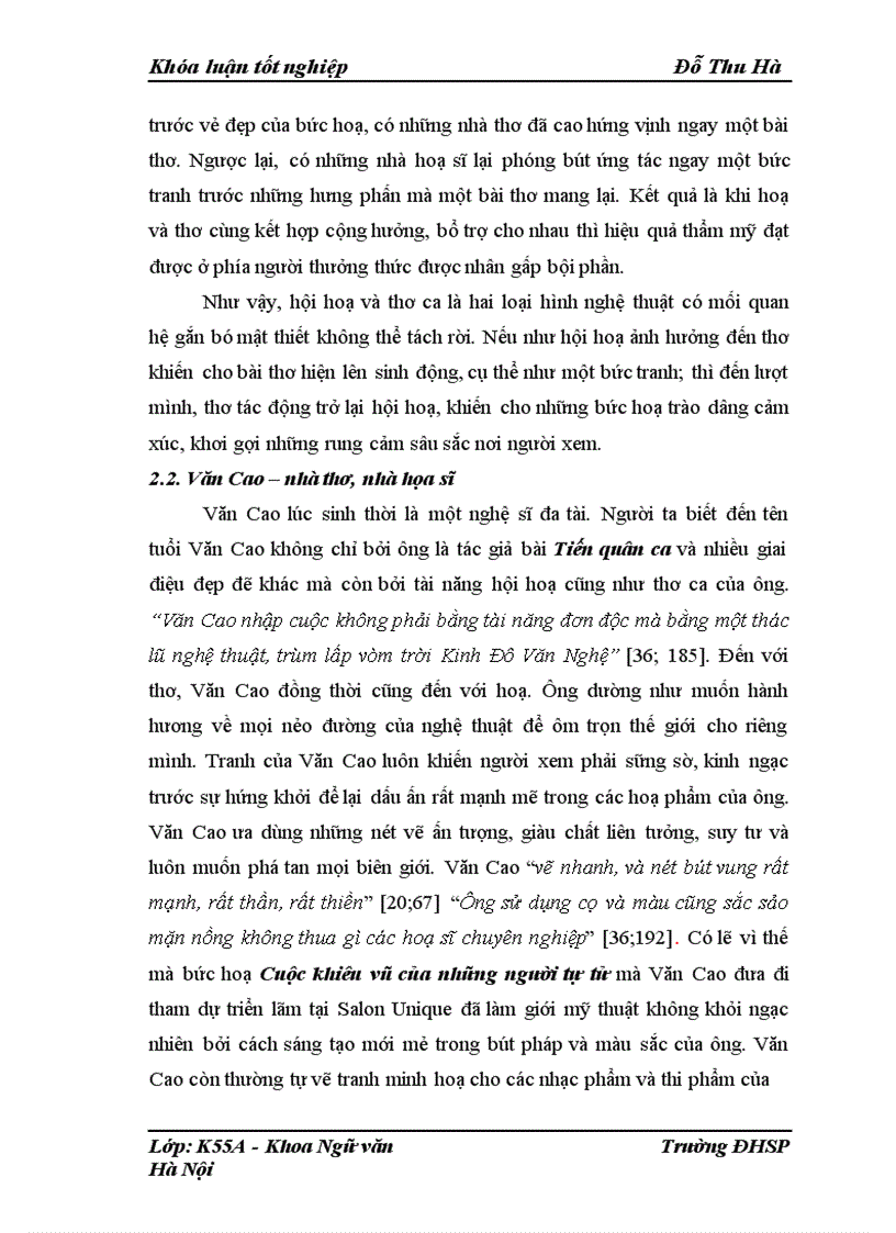 image for page Chất hội hoạ trong thơ Văn Cao