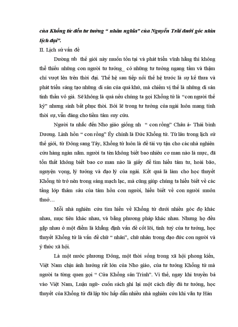 image for page Chữ “ nhân” trong Luận ngữ. Từ tư tưởng “ nhân” của Khổng tử đến tư tưởng “ nhân nghĩa” của Nguyễn Trãi dưới góc nhìn lịch đại