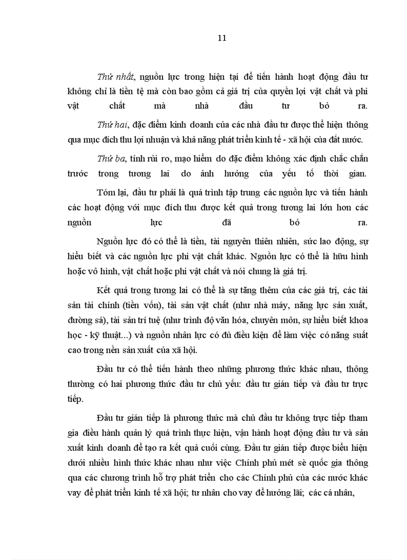 image for page Đặc điểm vận động cũng như vai trò của vốn trong đầu tư - kinh doanh