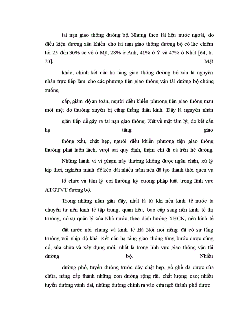 image for page Tình hình, nguyên nhân và điều kiện của tội vi phạm quy định về điều khiển phương tiện giao thông đường bộ ở Hà Nội