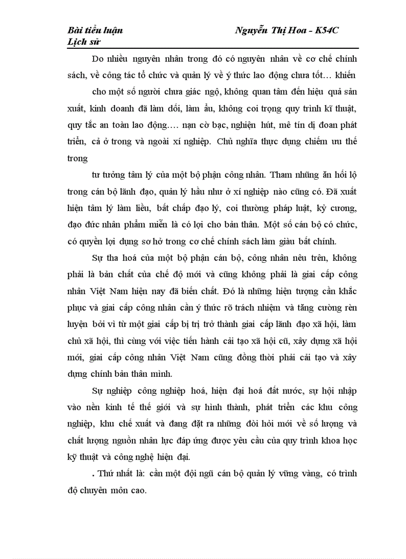 image for page Sự biến động của giai cấp công nhân trong doanh nghiệp quốc doanh