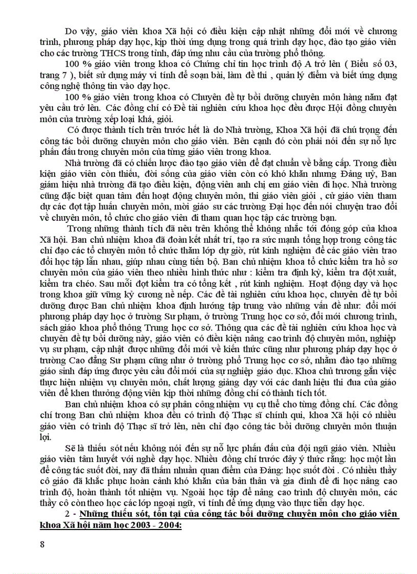 image for page Đề án một số giải pháp bồi dưỡng để nâng cao trình độ chuyên môn cho giáo viên khoa xã hội ( thuộc trường CĐSP Tuyên Quang ) giai đoạn 2004 - 2006
