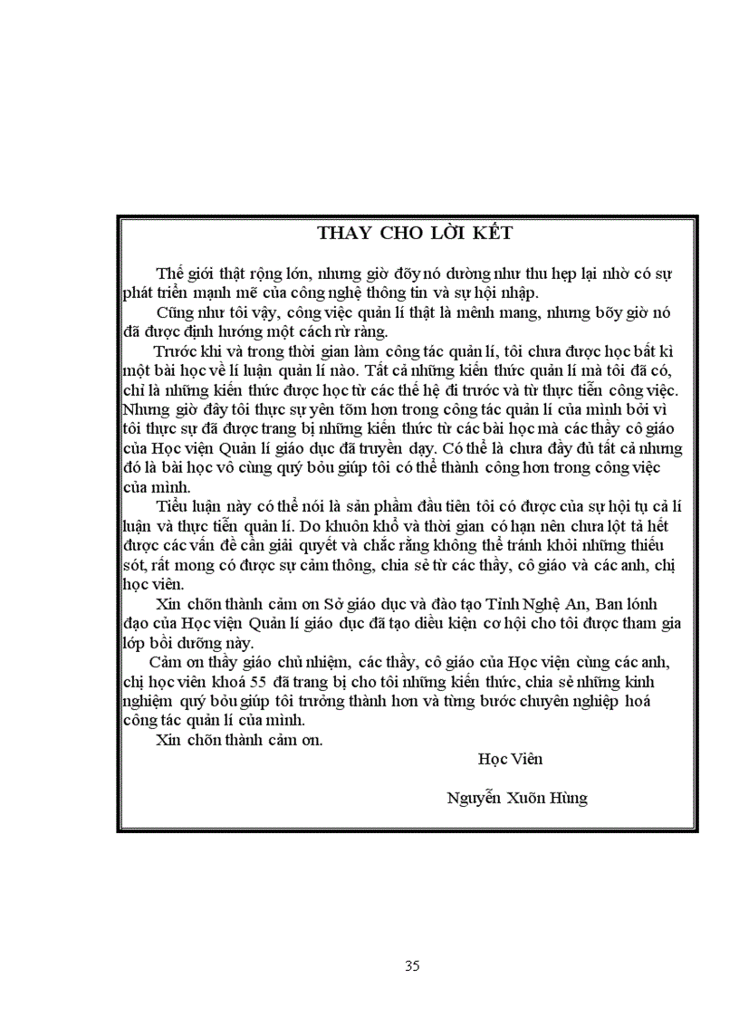 image for page Tiểu luận: Khi giáo viên chủ nhiệm và tập thể lớp chủ nhiệm có sự bất hoà