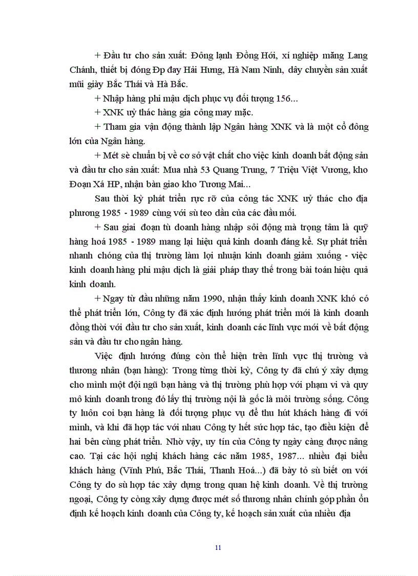 image for page Hoạt động của công ty xuất nhập khẩu tổng hợp I