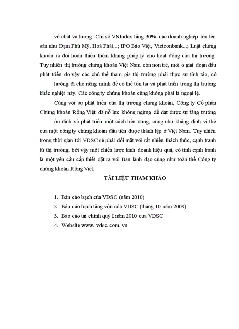 image for page Thực trạng và một số giải pháp nhằm phát triển hoạt động kinh doanh của Công ty Cổ phần Chứng khoán Rồng Việt