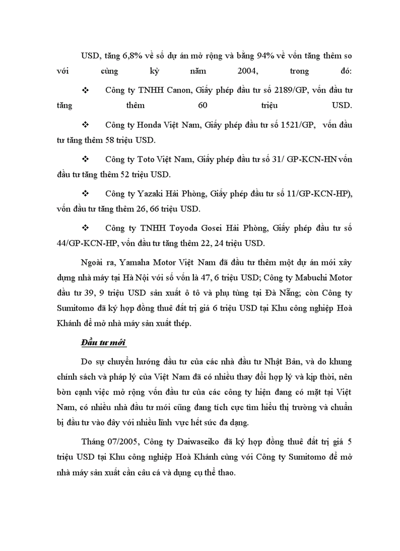 image for page Thực trạng và xu hướng đầu tư trực tiếp của Nhật bản vào Việt nam