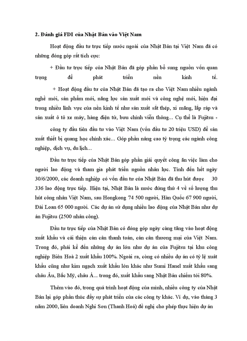 image for page Thực trạng và xu hướng đầu tư trực tiếp của Nhật bản vào Việt nam