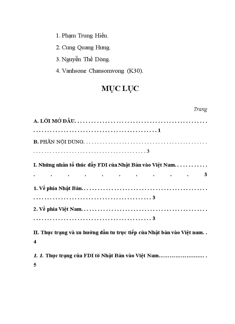 image for page Thực trạng và xu hướng đầu tư trực tiếp của Nhật bản vào Việt nam