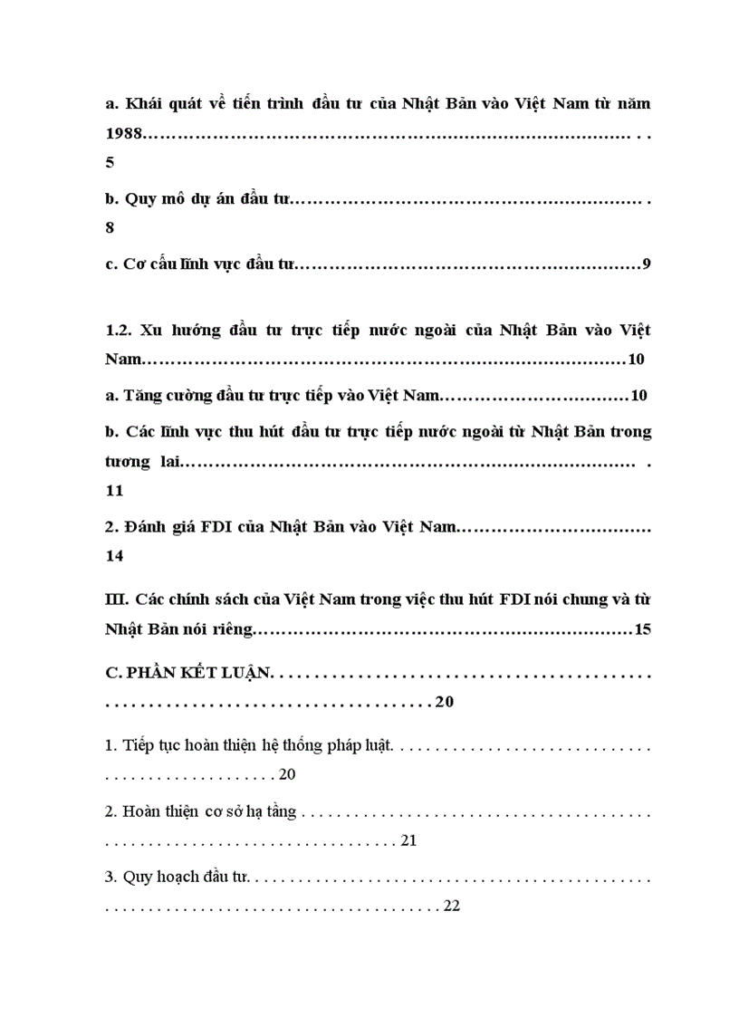 image for page Thực trạng và xu hướng đầu tư trực tiếp của Nhật bản vào Việt nam