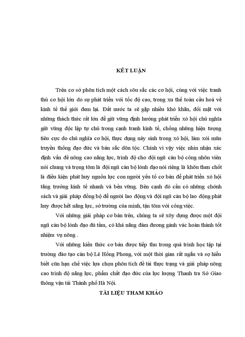 image for page Nâng cao năng lực, phẩm chất lực lượng thanh tra sở giao thông vận tải thành phố hà nội