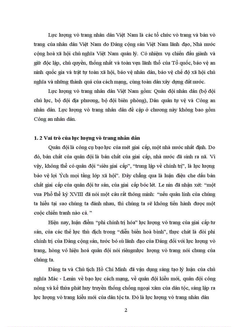 image for page Vai trò, phương hướng xây dựng lực lượng vũ trang nhân dân Việt Nam hiện nay và những năm tới