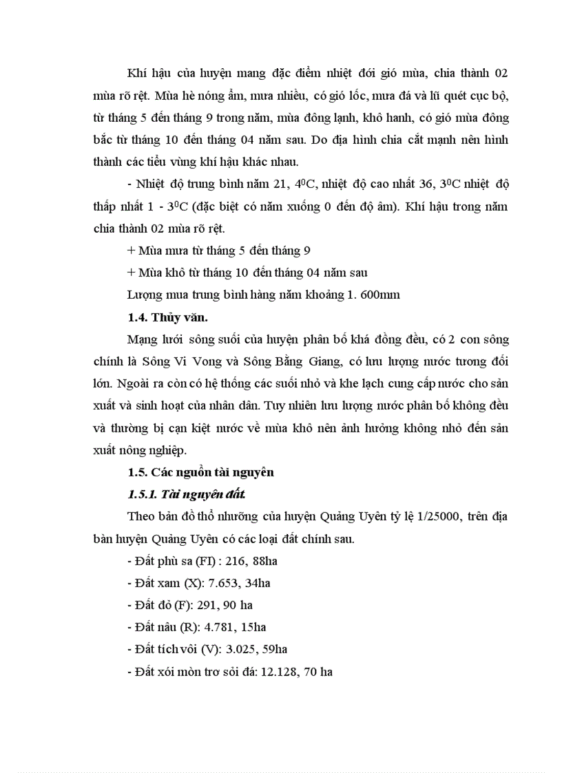 image for page Cơ sở lý luận xây dựng kế hoạch sử dụng đất kỷ cuối (2006 - 2010) huyện quảng uyên.