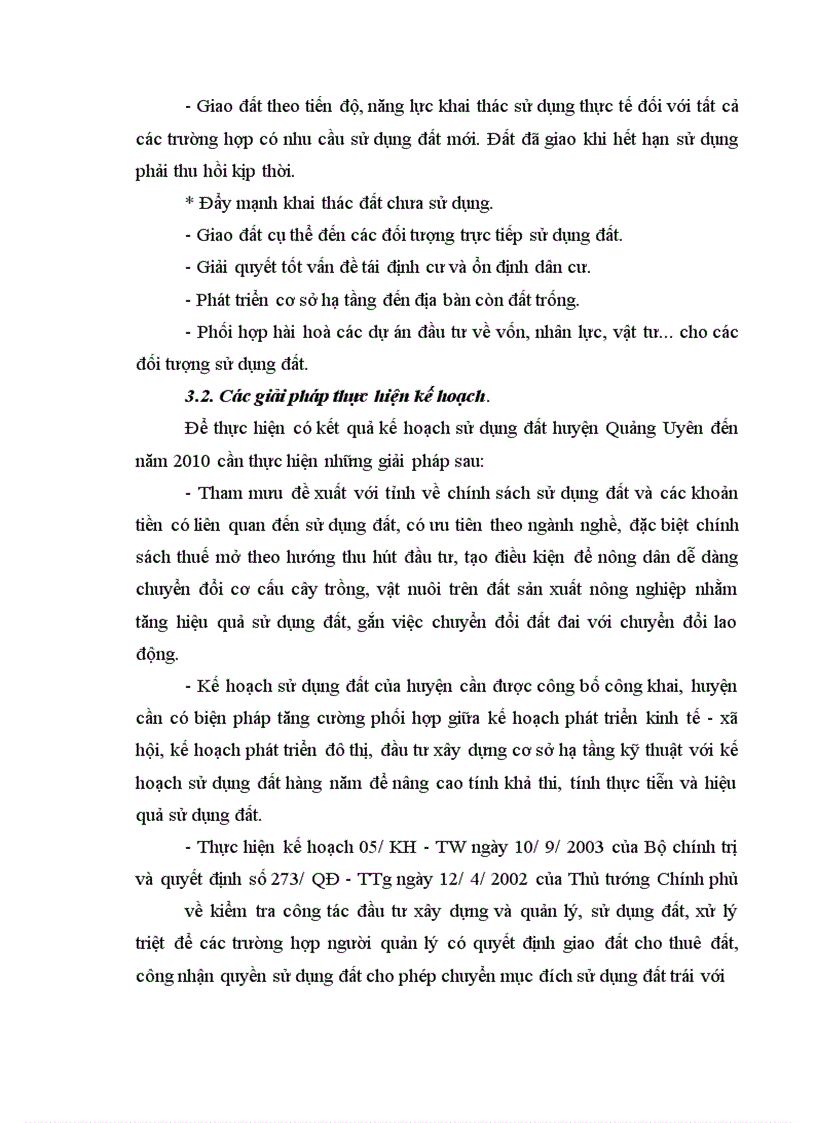 image for page Cơ sở lý luận xây dựng kế hoạch sử dụng đất kỷ cuối (2006 - 2010) huyện quảng uyên.
