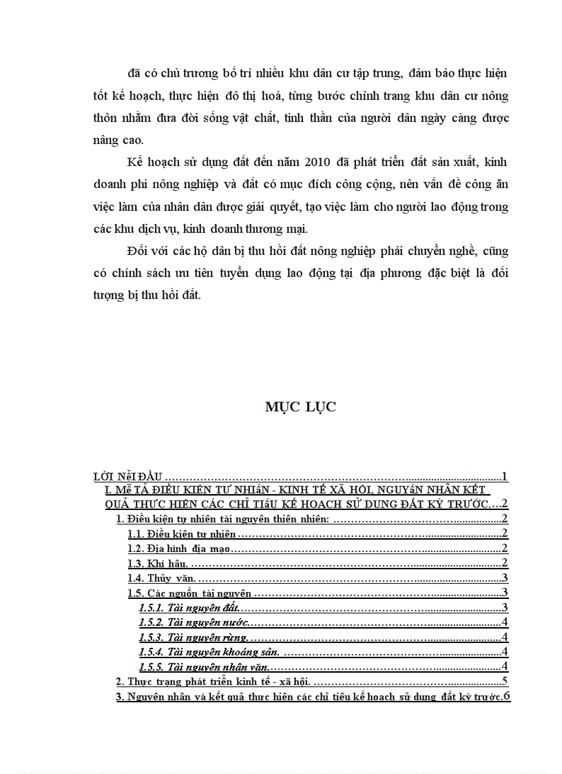 image for page Cơ sở lý luận xây dựng kế hoạch sử dụng đất kỷ cuối (2006 - 2010) huyện quảng uyên.