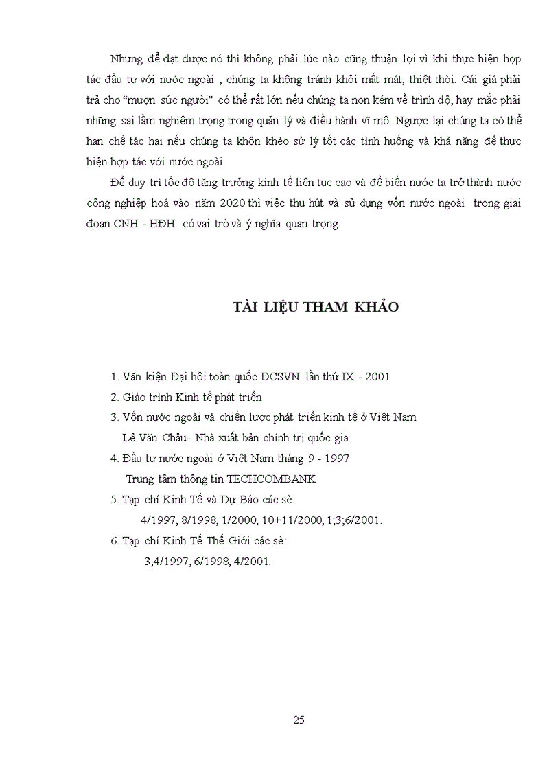 image for page Tác động của vốn đầu tư nước ngoài vào Việt Nam trong thời kỳ CNH - HĐH