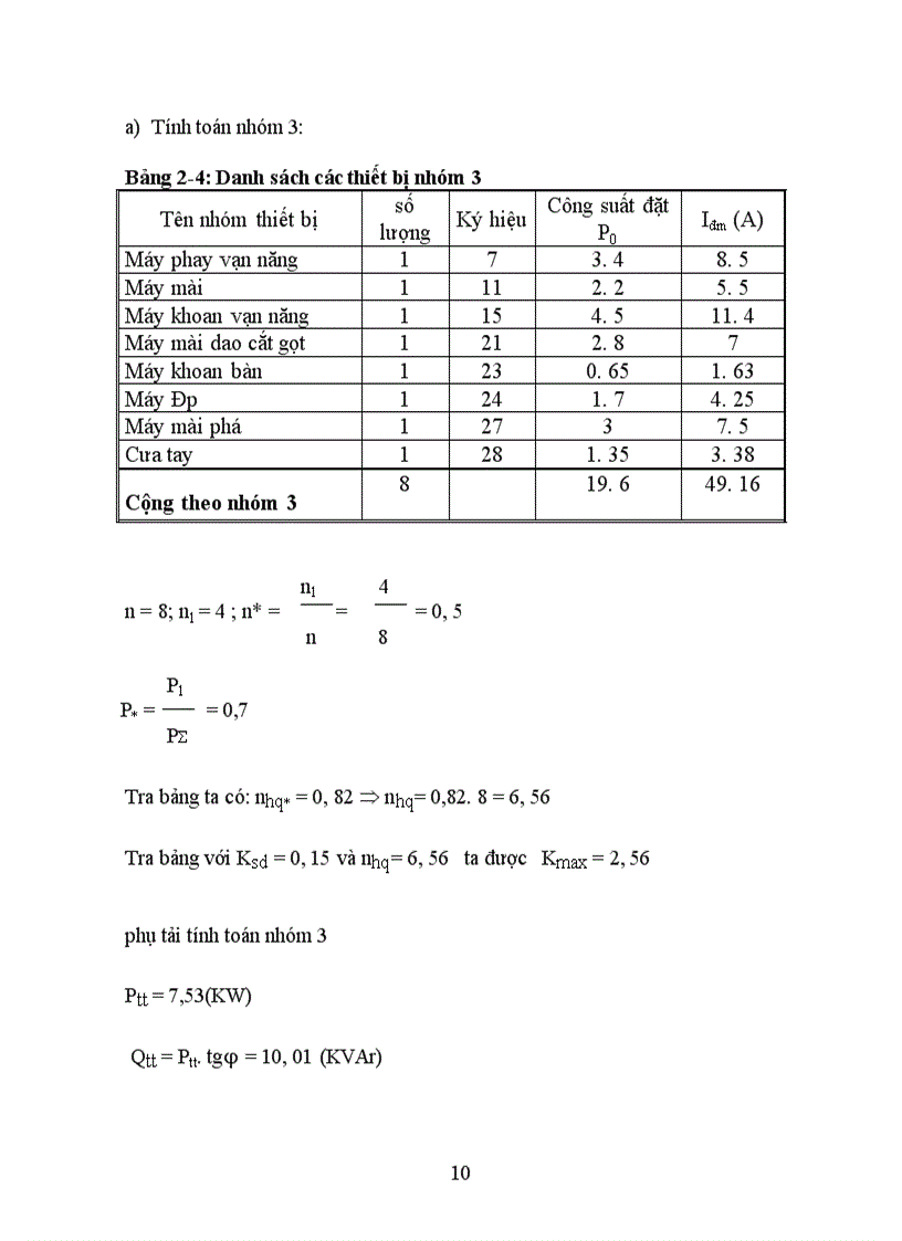 image for page Thiết kế hệ thống chiếu sáng chung của phân xưởng cơ khí