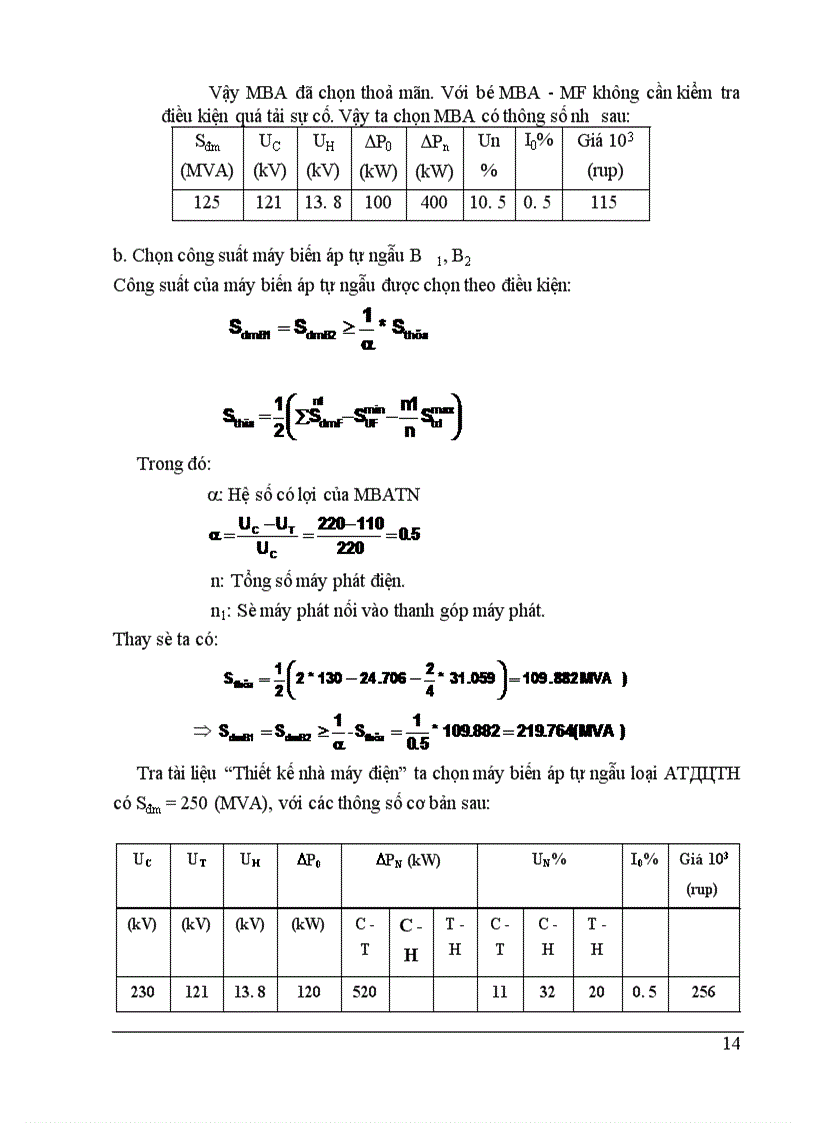 image for page Đồ án môn học Nhà máy điện