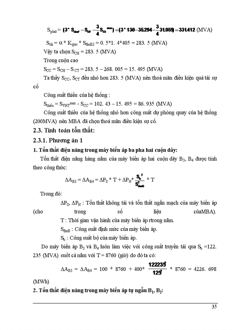 image for page Đồ án môn học Nhà máy điện