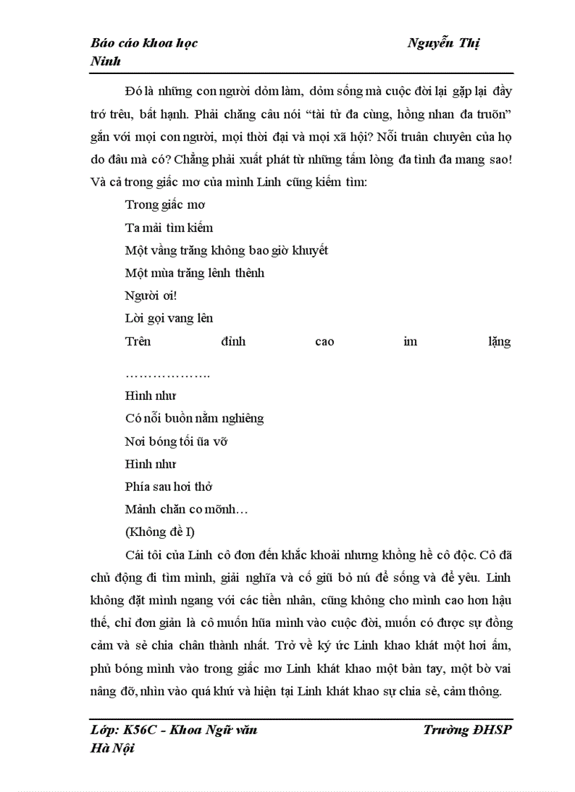 image for page Dạng thức “cái tôi trữ tình” trong thơ Vi Thùy Linh