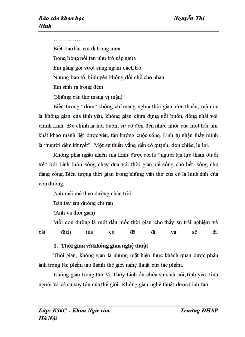 image for page Dạng thức “cái tôi trữ tình” trong thơ Vi Thùy Linh