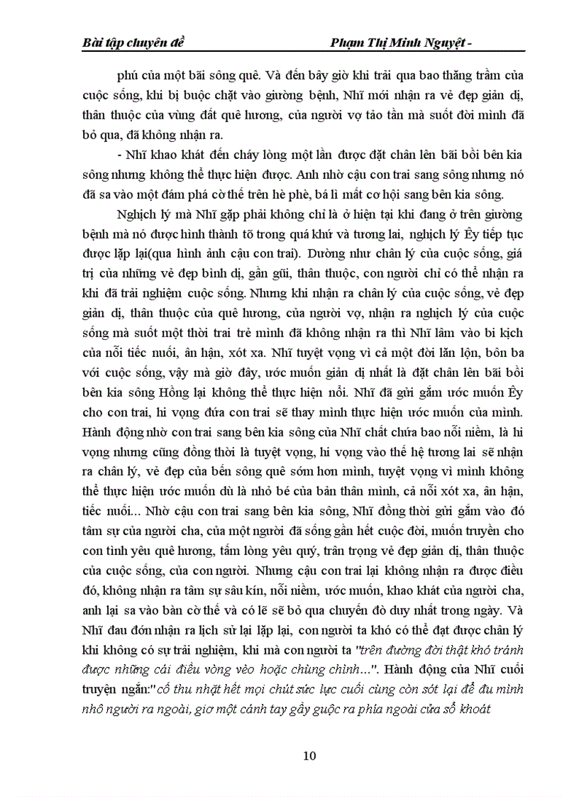 image for page Đánh giá vị trí của bến quê trong sự nghiệp sáng tác của Nguyễn Minh Châu và trong nền văn học