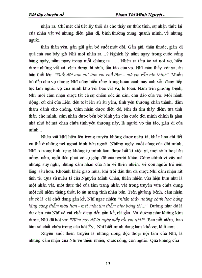 image for page Đánh giá vị trí của bến quê trong sự nghiệp sáng tác của Nguyễn Minh Châu và trong nền văn học