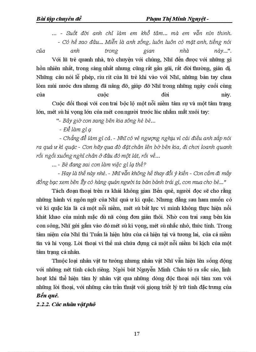 image for page Đánh giá vị trí của bến quê trong sự nghiệp sáng tác của Nguyễn Minh Châu và trong nền văn học
