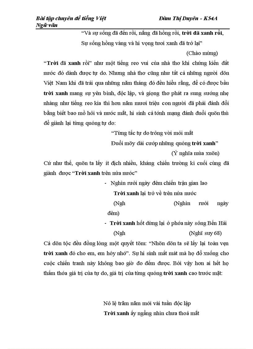 image for page Giá trị biểu trưng của trời xanh trong thơ Chế Lan Viên