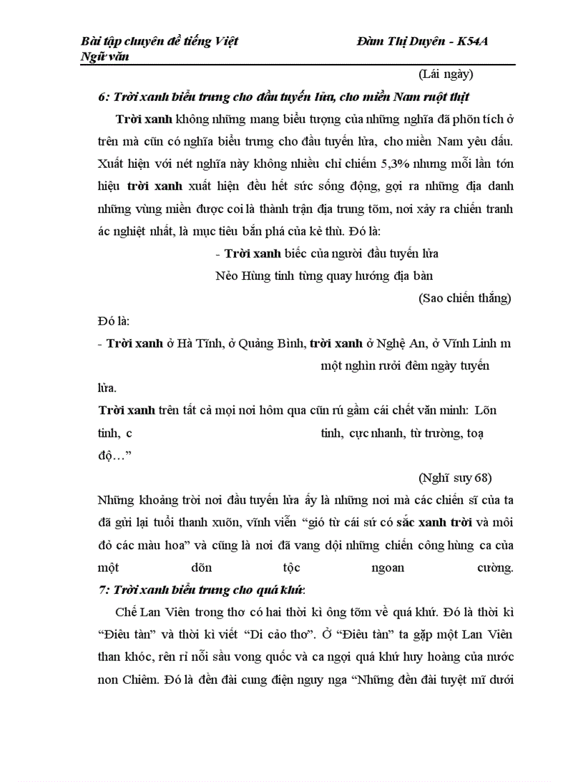 image for page Giá trị biểu trưng của trời xanh trong thơ Chế Lan Viên